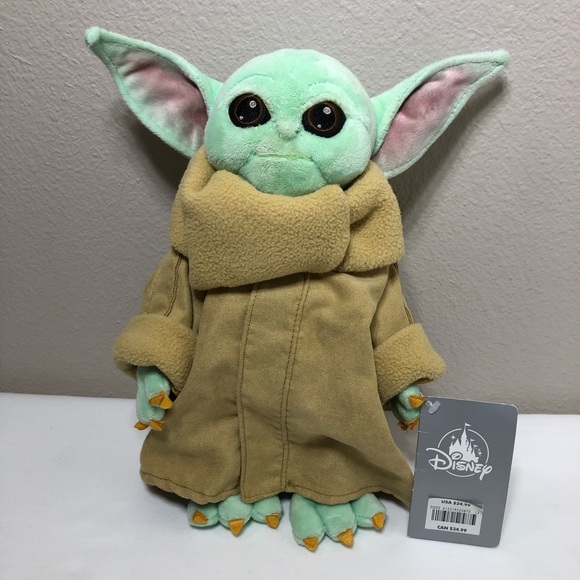 Disney Star Wars: The Mandalorian '(Baby Yoda) Stuffed Toy Plush 11 Inch - Picture 2 of 11